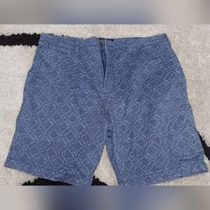 American Eagle Outfitters Blue Diamond Pattern Shorts